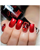FANTASY NAILS GEL CAT EYE RED 15 ML.