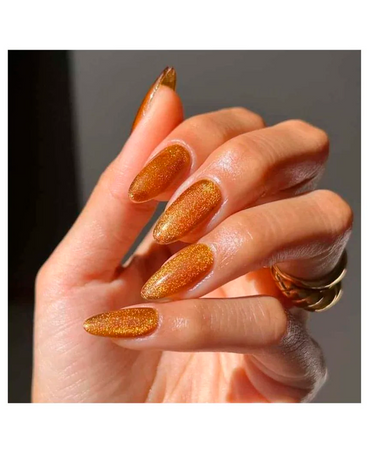 FANTASY NAILS GEL CAT EYE COPPERY GOLD 15 ML.