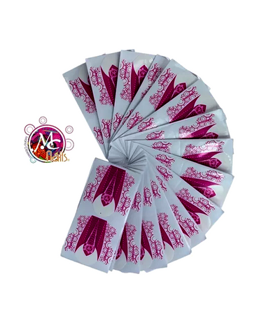MC NAILS FORMAS ESCULTURALES ROSA GRANDE 100 PZS.
