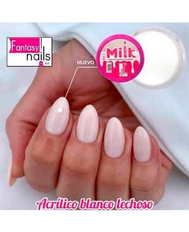FANTASY NAILS ACRILICO MILK LECHOSO 1 OZ.