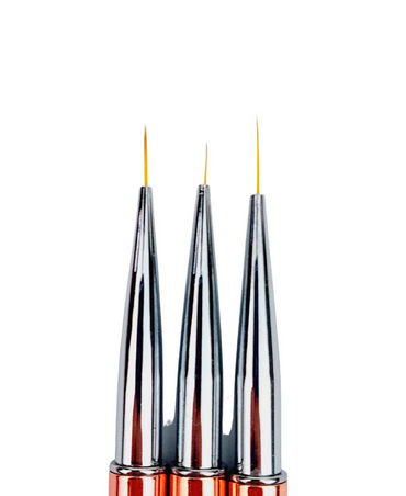 FANTASY NAILS PINCEL LINER 3  PIEZAS #7 #9 #11