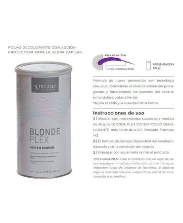 TEC ITALY BLONDE PLEX DECOLORANTE 680 GRS.