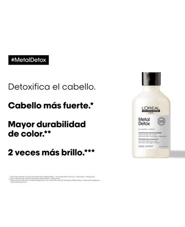 LP LOREAL SERIE EXPERT METAL DETOX SHAMPOO 300 ML. 2026