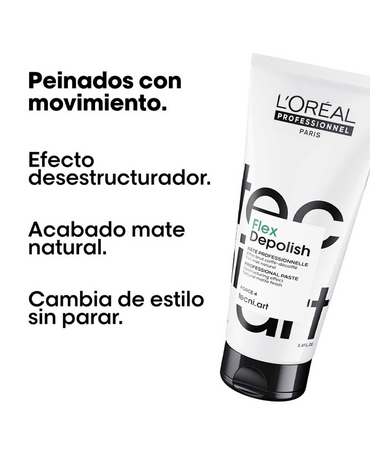 LP LOREAL TECNI ART NUEVO DEPOLISH PASTE 100 ML.FUERZA 4 2026 - El Palacio De La Belleza