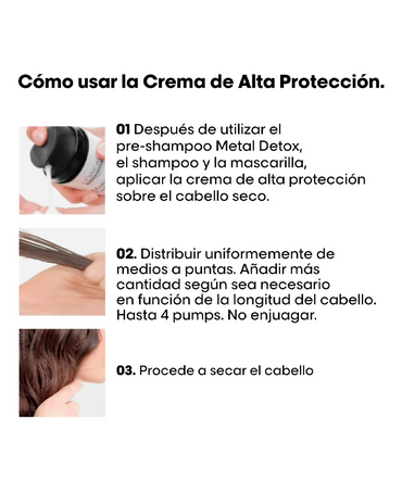 LP LOREAL SERIE EXPERT METAL DETOX CREMA LEAVE IN 100 ML. 2026