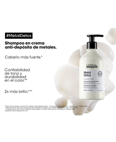 LP LOREAL SERIE EXPERT METAL DETOX SHAMPOO 500 ML. 2026