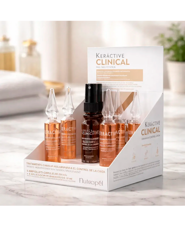 NUTRAPEL KERACTIVE CLINICAL CONTROL DE CAIDA CAJA 6 AMPOLLETAS 15 ML. CA.KC