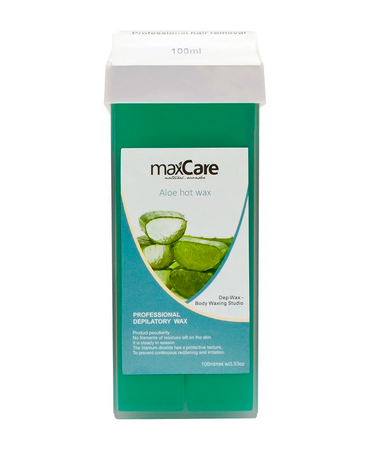 MAX CARE CERA ROLL ON ALOE HOT WAX 100 ML.