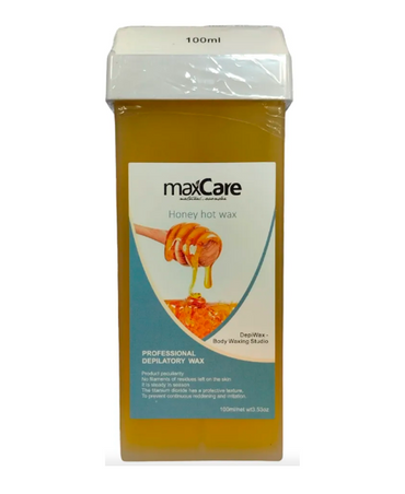 MAX CARE CERA ROLL ON HONEY HOT WAX 100 ML.