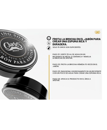 CHARLES SHAVING SOAP LATA 100 GRS. NUEVO