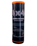4X4 PAPEL CUELLO NEGRO C/5 ROLLOS 100 PIEZAS