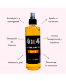 4X4 AFTER SHAVE GOLD 400 ML.