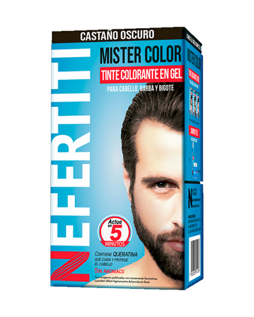 NEFERTITI MISTER COLOR TINTE 5 MINUTOS CASTAÑO OBSCURO