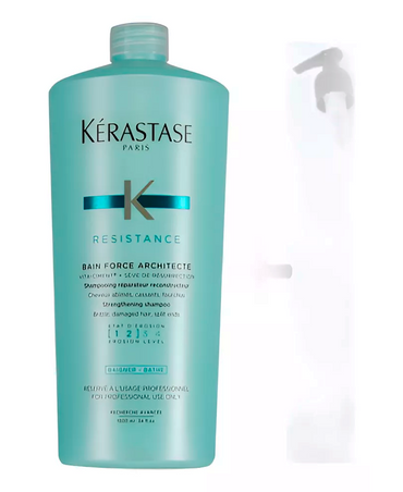 KERASTASE BAIN FORCE ARCHITECTE SHAMPOO 1 LT.