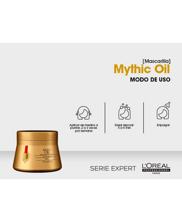 LOREAL MYTHIC OIL MASCARILLA 200 ML. (D)