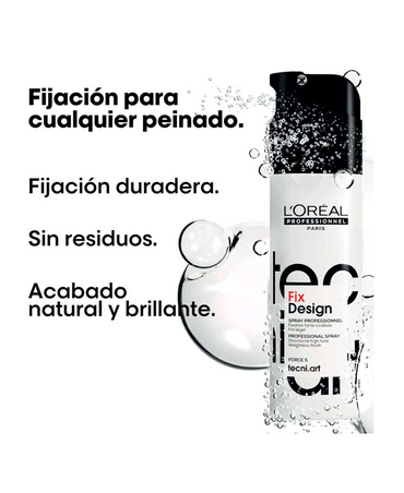 LP LOREAL TECNI ART NUEVO FIX DESIGN 200 ML. FUERZA 5 2025 - El Palacio De La Belleza
