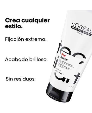 LP LOREAL TECNI ART NUEVO FIX MAX GEL 200 ML. FUERZA 6 2025 - El Palacio De La Belleza