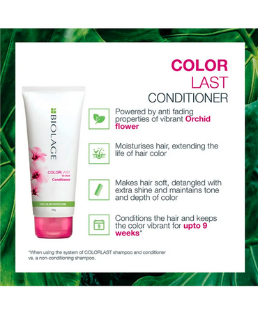 MATRIX BIOLAGE COLORLAST ACONDICIONADOR 200 ML. (D) - El Palacio De La Belleza