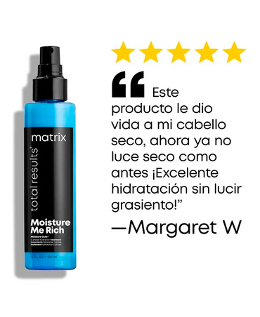 MATRIX TOTAL RESULTS MOISTURE ME RICH MOISTURE CURE 150 ML. - El Palacio De La Belleza