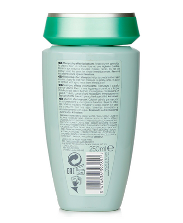 KERASTASE RESISTANCE BAIN VOLUMACTIVE SHAMPOO 250 ML.