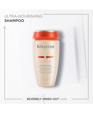 KERASTASE NUTRITIVE BAIN MAGISTRAL DAÑO FUERTE SHAMPOO 250 ML. - El Palacio De La Belleza