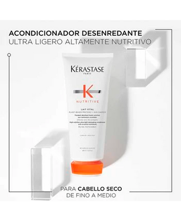 KERASTASE NUTRITIVE LAIT VITAL ACONDICIONADOR LIGERO CABELLO SECO 200 ML.