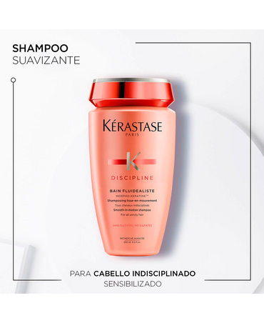 KERASTASE DISCIPLINE BAIN FLUIDEALISTE CABELLOS INDISCIPLINADOS 250 ML.