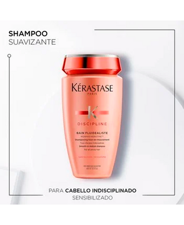 KERASTASE DISCIPLINE BAIN FLUIDEALISTE GENTLE SHAMPOO SIN SULFATOS 250 ML. - El Palacio De La Belleza