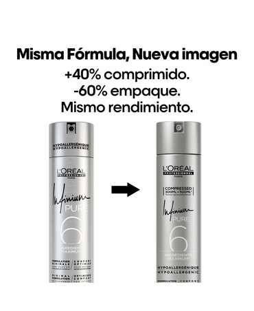LOREAL INFINIUM PURE SOFT SPRAY COMPRIMIDO 300 ML.=500 ML.