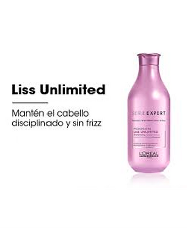 LP LOREAL SERIE EXPERT LISS UNLIMITED SHAMPOO 300 ML. - El Palacio De La Belleza