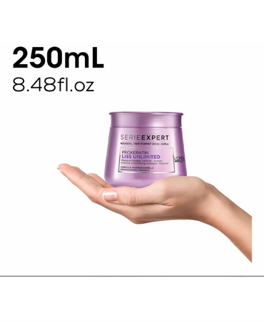 LP LOREAL SERIE EXPERT LISS UNLIMITED MASCARILLA 250 ML. - El Palacio De La Belleza