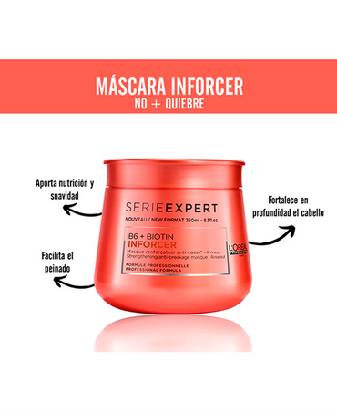 LP LOREAL SERIE EXPERT INFORCER MASCARILLA 250 ML. - El Palacio De La Belleza