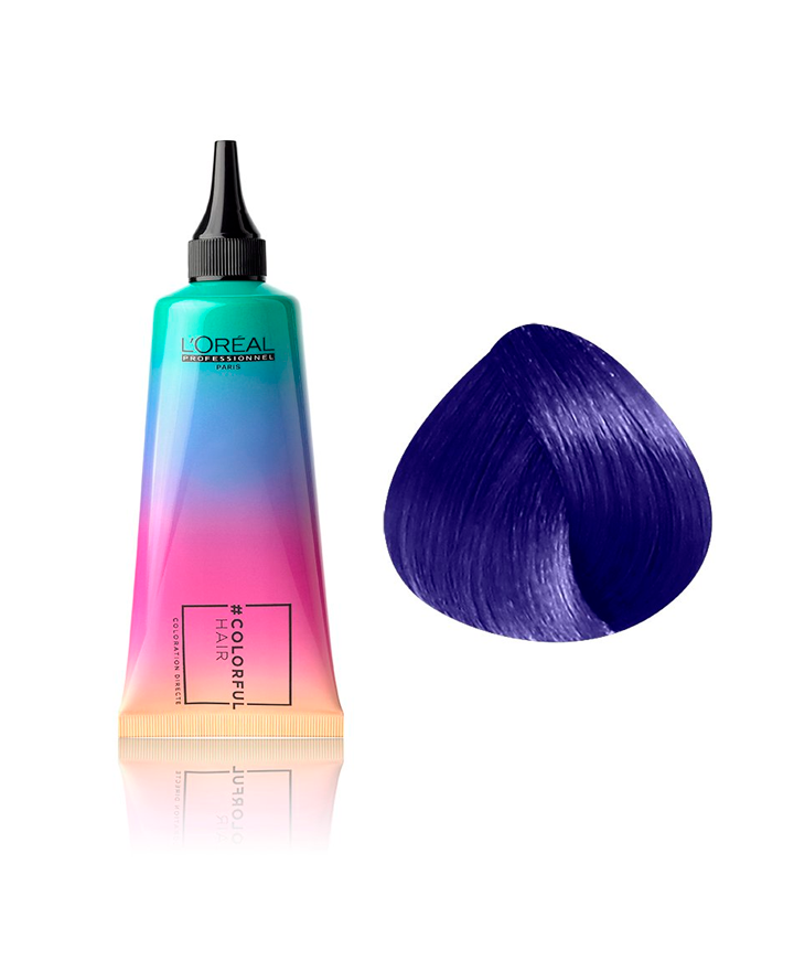 LOREAL COLORFUL HAIR SEMI PERMANENTE 90 GRS. CARIB BLUE