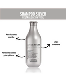 LP LOREAL SERIE EXPERT SILVER GLOSS SHAMPOO 300 ML - El Palacio De La Belleza