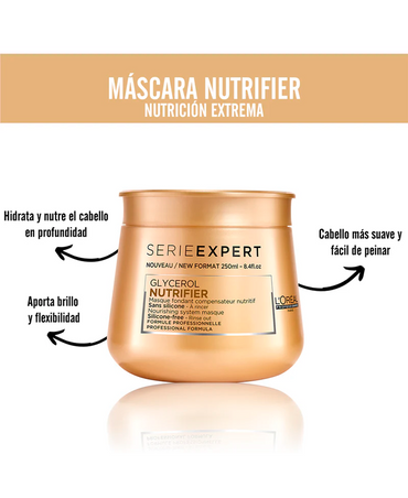 LP LOREAL SERIE EXPERT NUTRIFIER MASCARILLA 250 ML.