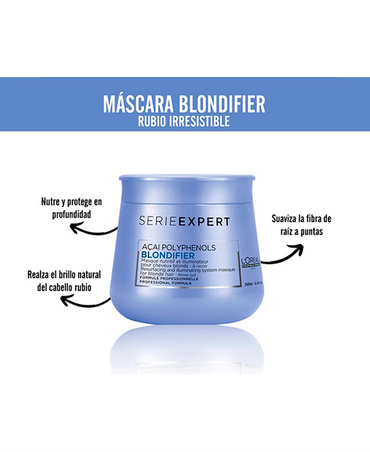 LP LOREAL SERIE EXPERT BLONDIFIER MASCARILLA 250 ML. - El Palacio De La Belleza