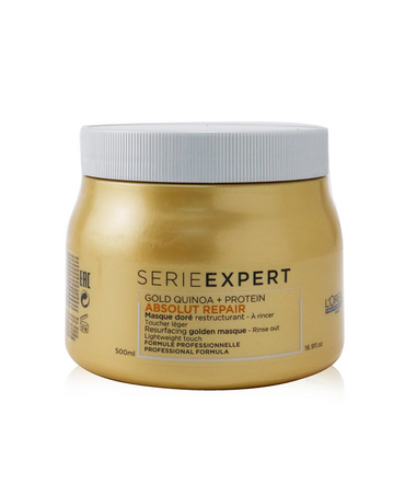 LP LOREAL SERIE EXPERT ABSOLUT REPAIR GOLD MASCARILLA DORADA 500 ML. - El Palacio De La Belleza