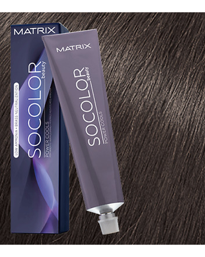 MATRIX SOCOLOR TINTE 90 GRS. 4AA POWER COOLS – El Palacio De La Belleza