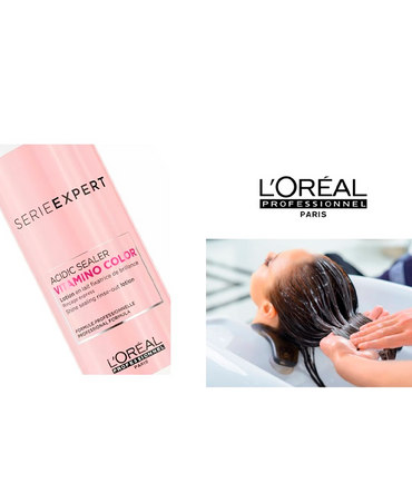 LP LOREAL SERIE EXPERT VITAMINO COLOR RESVERATROL ACIDIC SEALER 210 ML. - El Palacio De La Belleza