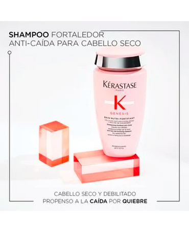 KERASTASE GENESIS BAIN NUTRI FORTIFIANT SHAMPOO 250 ML.
