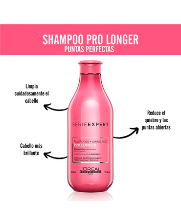 LP LOREAL SERIE EXPERT PRO LONGER SHAMPOO 500 ML. - El Palacio De La Belleza