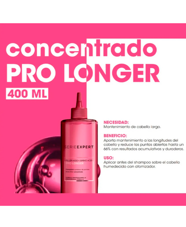 LP LOREAL SERIE EXPERT PRO LONGER CONCENTRADO 400 ML. - El Palacio De La Belleza