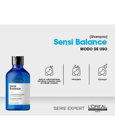 LP LOREAL SERIE EXPERT SENSI BALANCE SHAMPOO 300 ML. 2025 - El Palacio De La Belleza