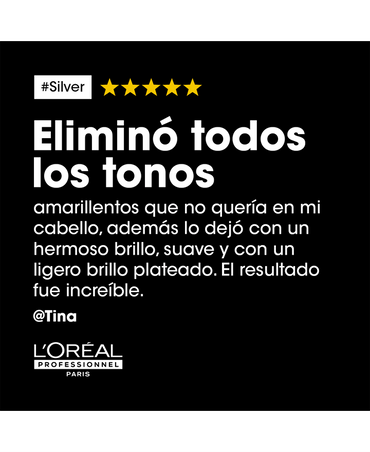 LP LOREAL SERIE EXPERT SILVER SHAMPOO 500 ML. 2026 - El Palacio De La Belleza