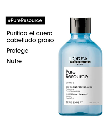 LP LOREAL SERIE EXPERT PURE RESOURCE SHAMPOO 300 ML. 2025 GRASO