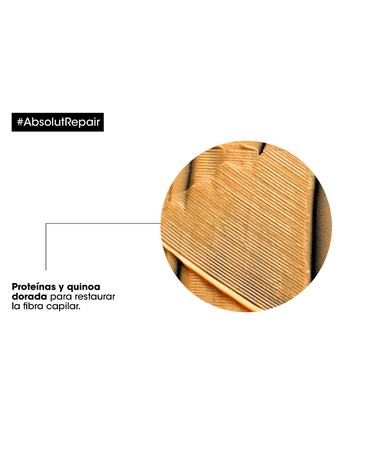 LP LOREAL SERIE EXPERT ABSOLUT REPAIR MASCARILLA GOLDEN QUINOA 500 ML. 2025 - El Palacio De La Belleza