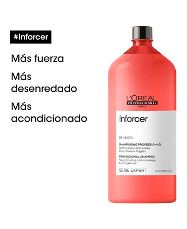 LP LOREAL SERIE EXPERT INFORCER SHAMPOO 1500 ML. 2024 (D) - El Palacio De La Belleza
