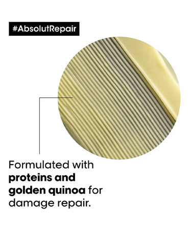 LP LOREAL SERIE EXPERT ABSOLUT REPAIR MASCARILLA GOLDEN QUINOA 250 ML. 2026 - El Palacio De La Belleza