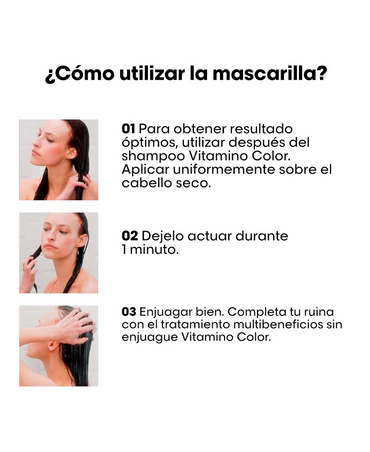 LP LOREAL SERIE EXPERT VITAMINO MASCARILLA 500 ML. 2025 - El Palacio De La Belleza