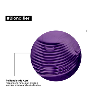 LP LOREAL SERIE EXPERT BLONDIFIER GLOSS SHAMPOO 500 ML. 2026 - El Palacio De La Belleza